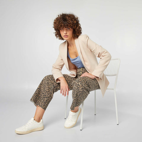 Veste blazer mi-longue