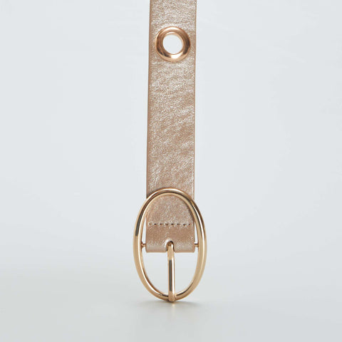 Ceinture métallique à œillets