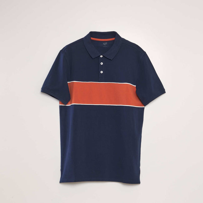 Orange/bleu marine