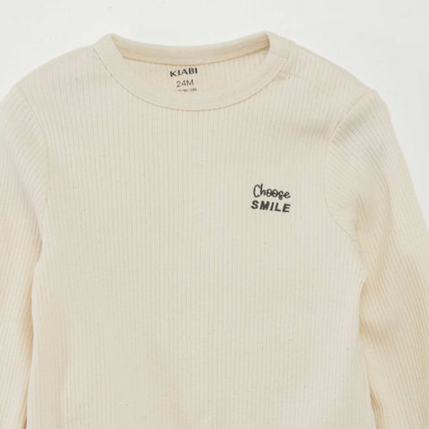 Ensemble pyjama côtelé évolutif - 2 pièces