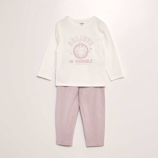 Blanc/rose lapin