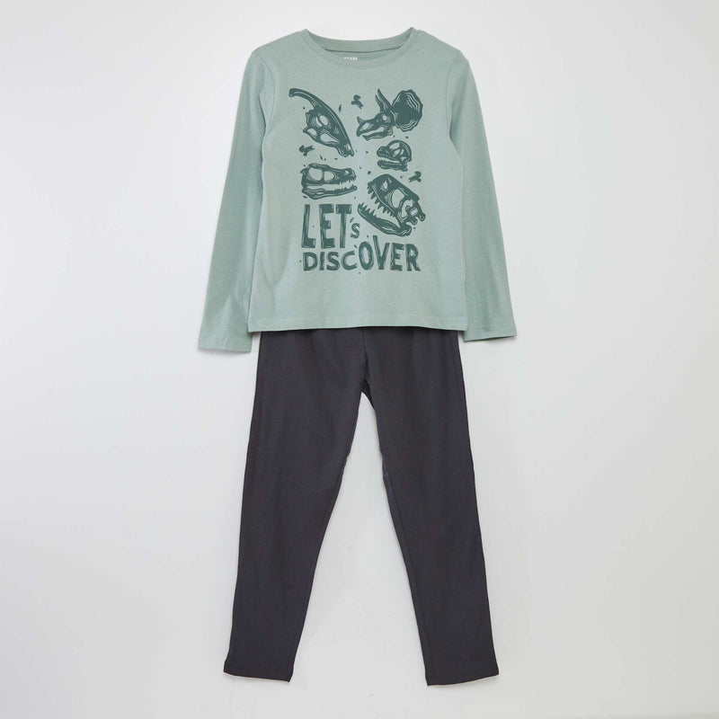 Vert/gris foncé