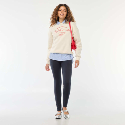 Legging long en maille milano
