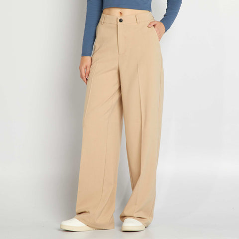 Pantalon large rayé