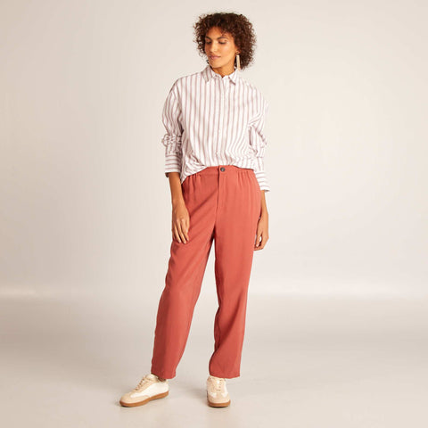 Chemise basique en popeline