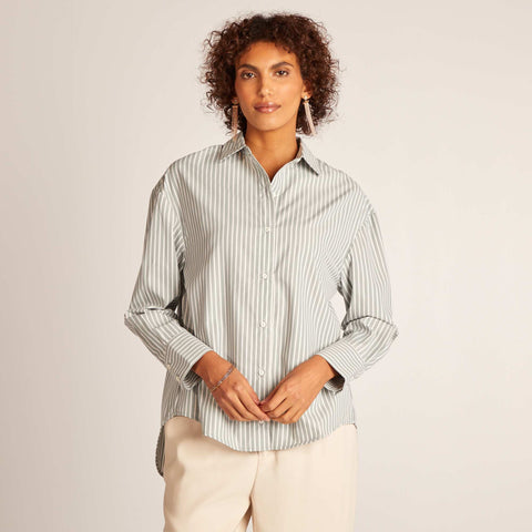 Chemise basique en popeline