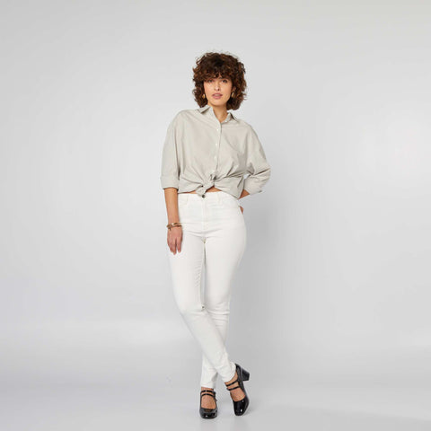Chemise basique en popeline