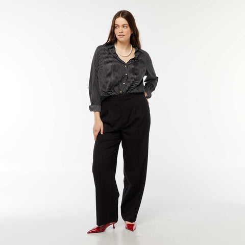 Chemisier fluide en maille crêpe