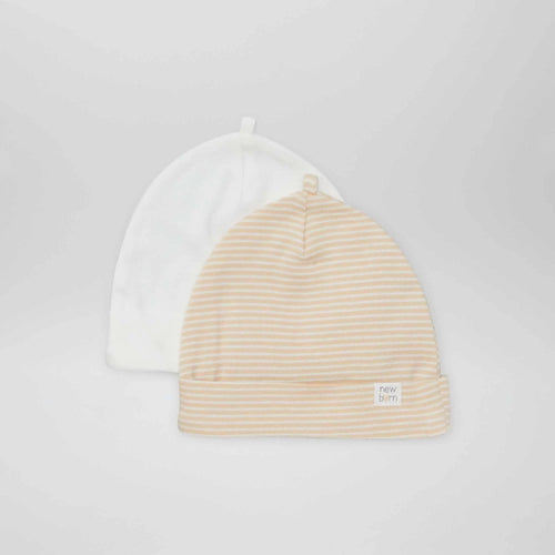Lot de 2 bonnets nouveau-né
