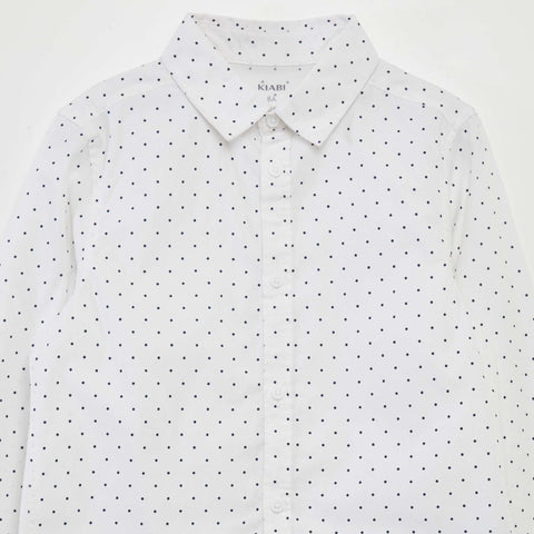 Chemise en popeline imprimée