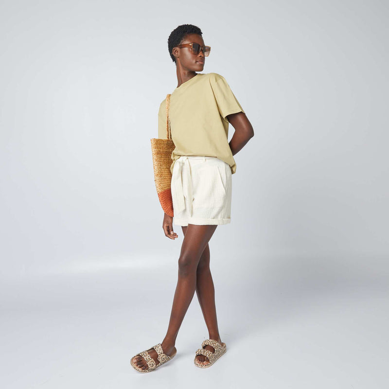 T-shirt oversize à col rond