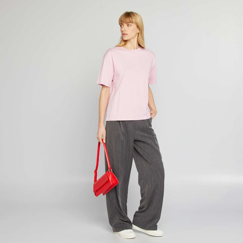 T-shirt oversize à col rond