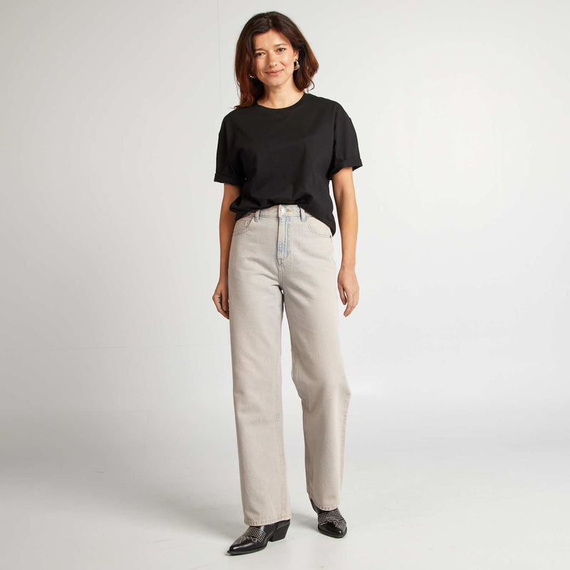 T-shirt oversize à col rond