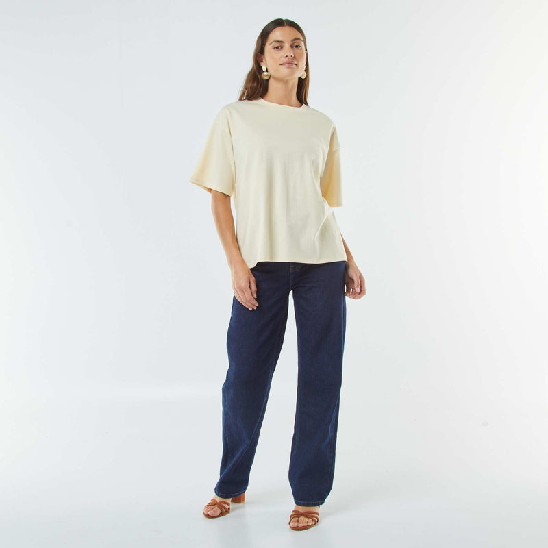 T-shirt oversize à col rond