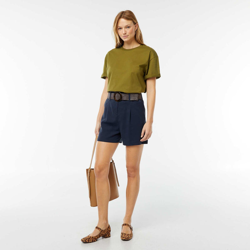 T-shirt oversize à col rond