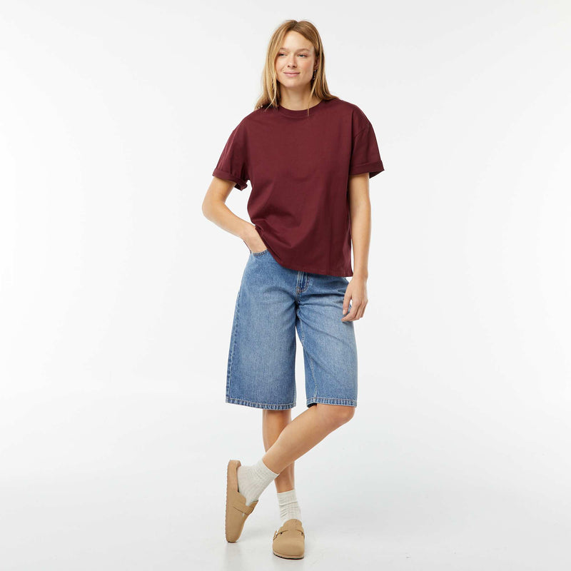 T-shirt oversize à col rond