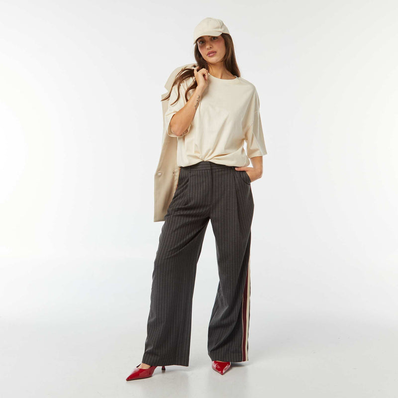 T-shirt oversize à col rond