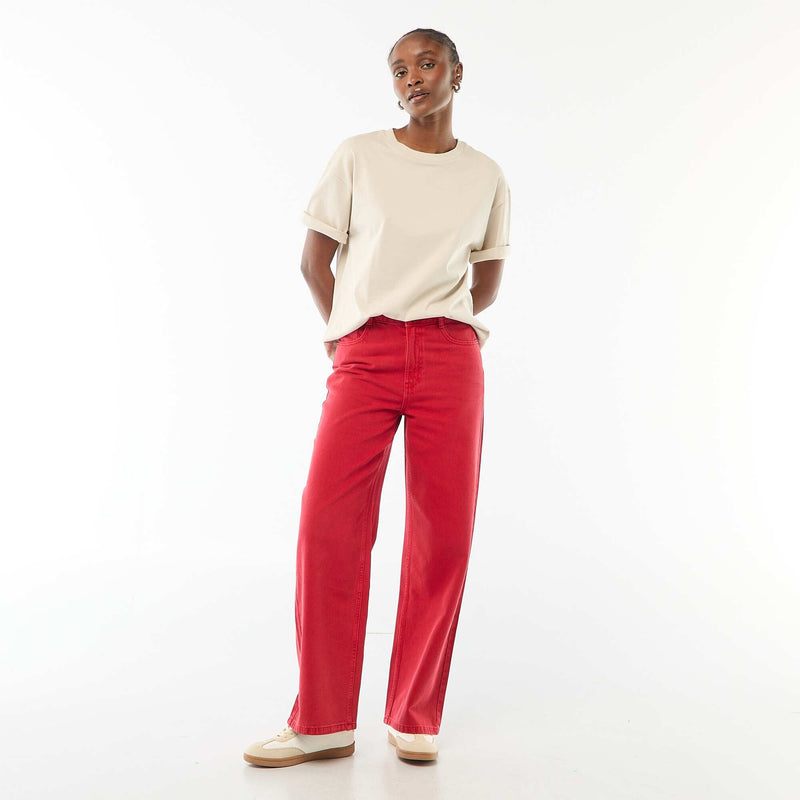 T-shirt oversize à col rond