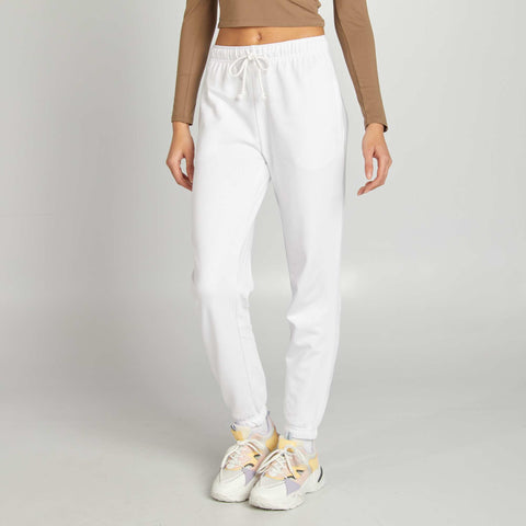 Jogging uni en molleton fin