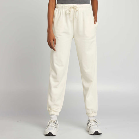 Jogging uni en molleton fin