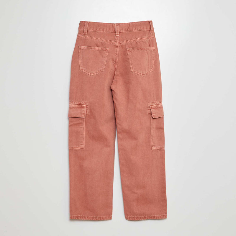 Pantalon denim multipoches