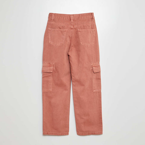 Pantalon denim multipoches