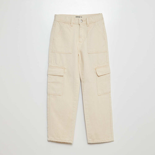 Pantalon denim multipoches