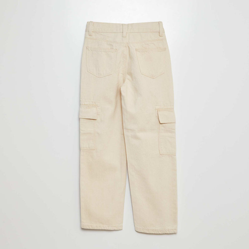 Pantalon denim multipoches