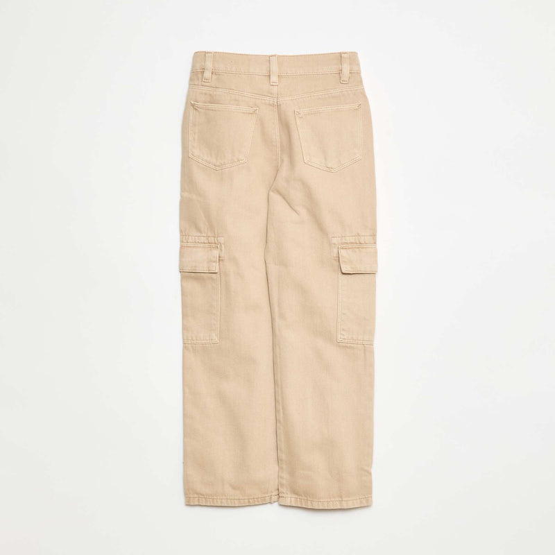 Pantalon denim multipoches