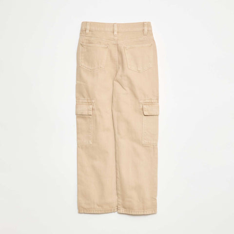 Pantalon denim multipoches