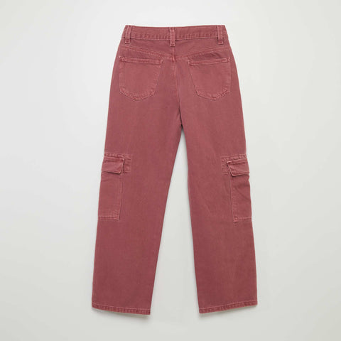 Pantalon denim multipoches