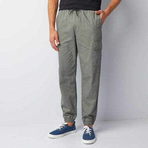 Pantalon multipoche uni