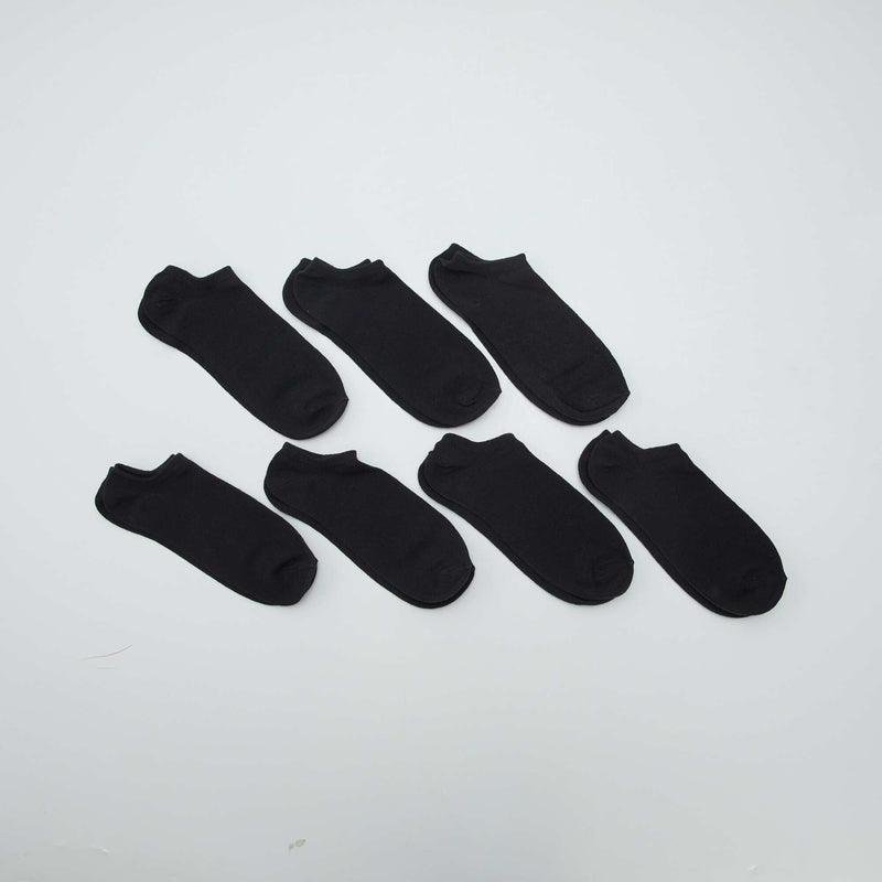 Lot de 7 paires de chaussettes invisibles