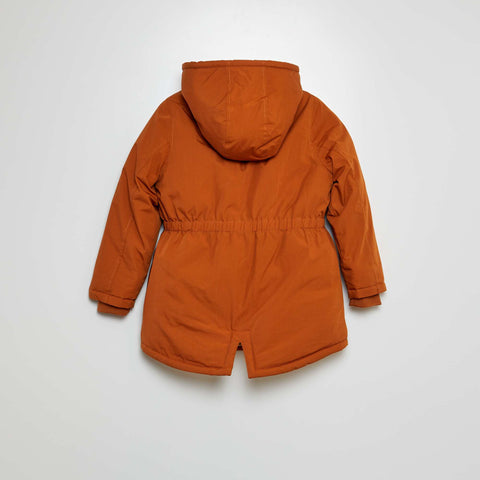 Parka à capuche entièrement doublée