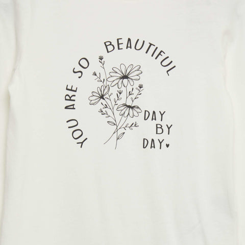 T-shirt en coton imprimé