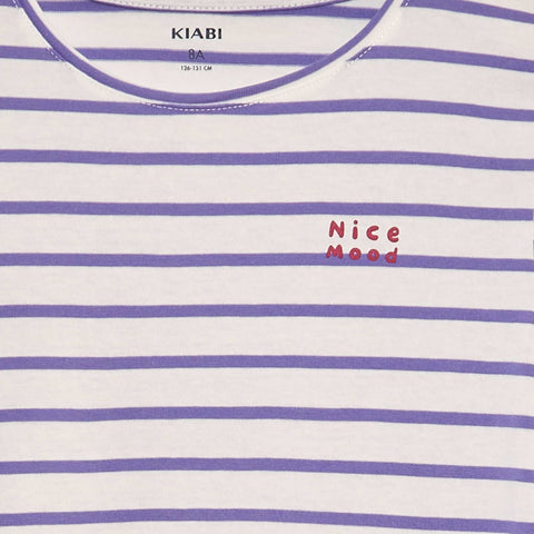 T-shirt en coton à manches longues