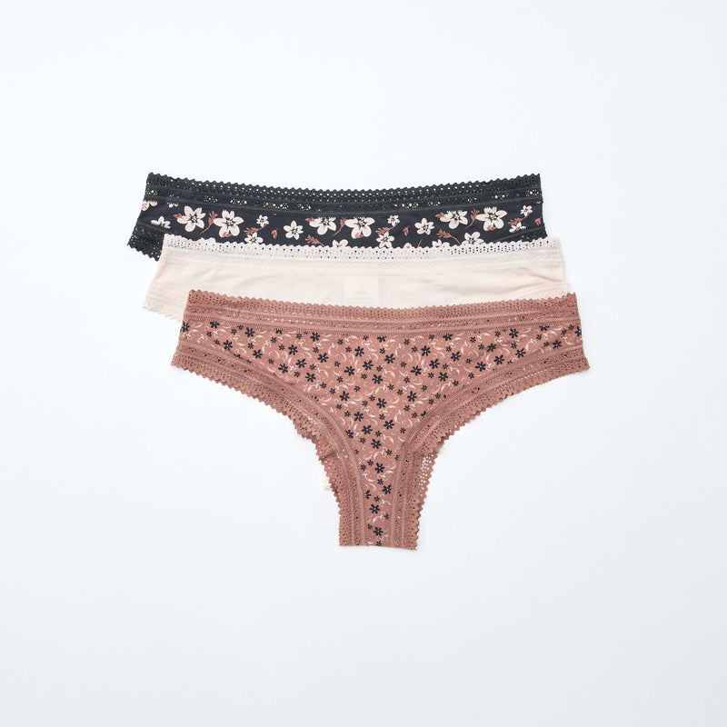 Noir/rose/beige