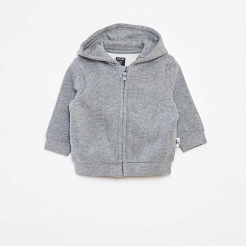 Sweat zippé à capuche