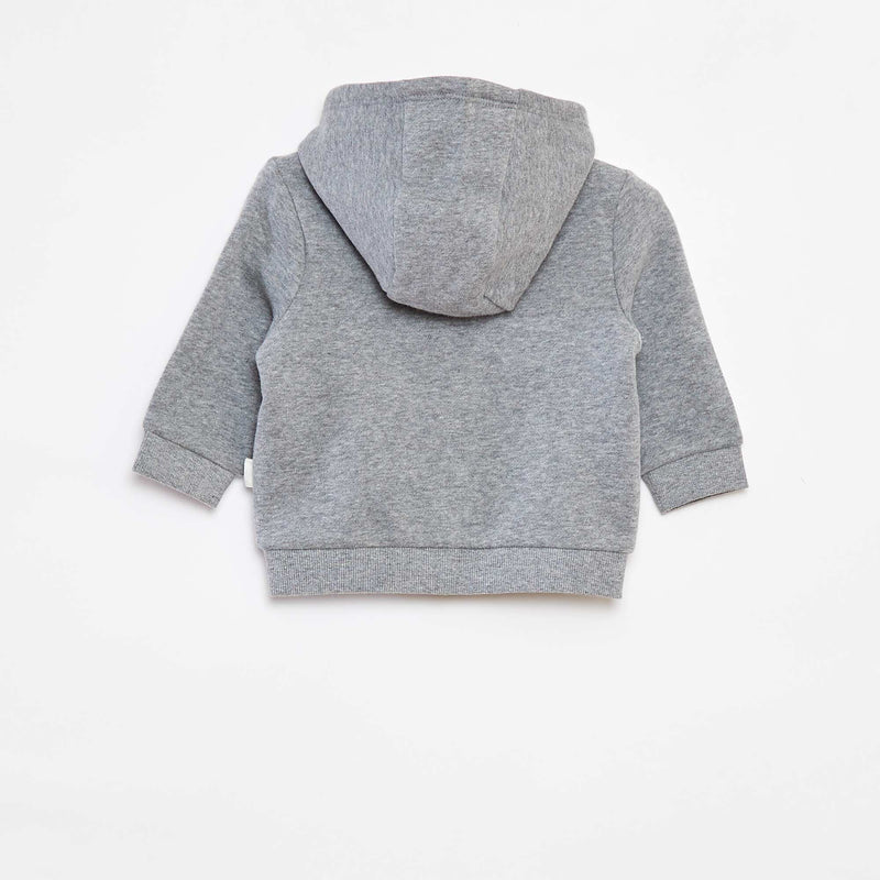 Sweat zippé à capuche