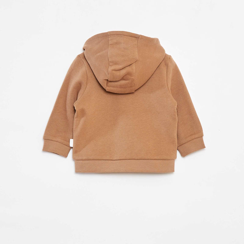Sweat zippé à capuche