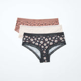 Noir/beige/rose