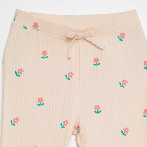 Legging côtelé