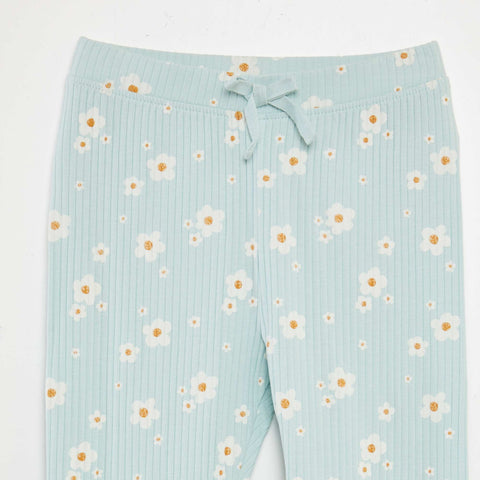 Legging côtelé
