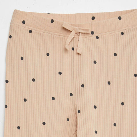 Legging côtelé