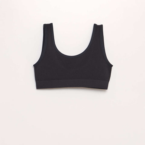 Lot de 2 brassières en maille côtelée