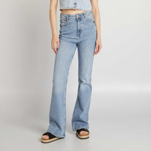 Jean flare/bootcut à taille haute