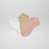 Blanc/rose/beige