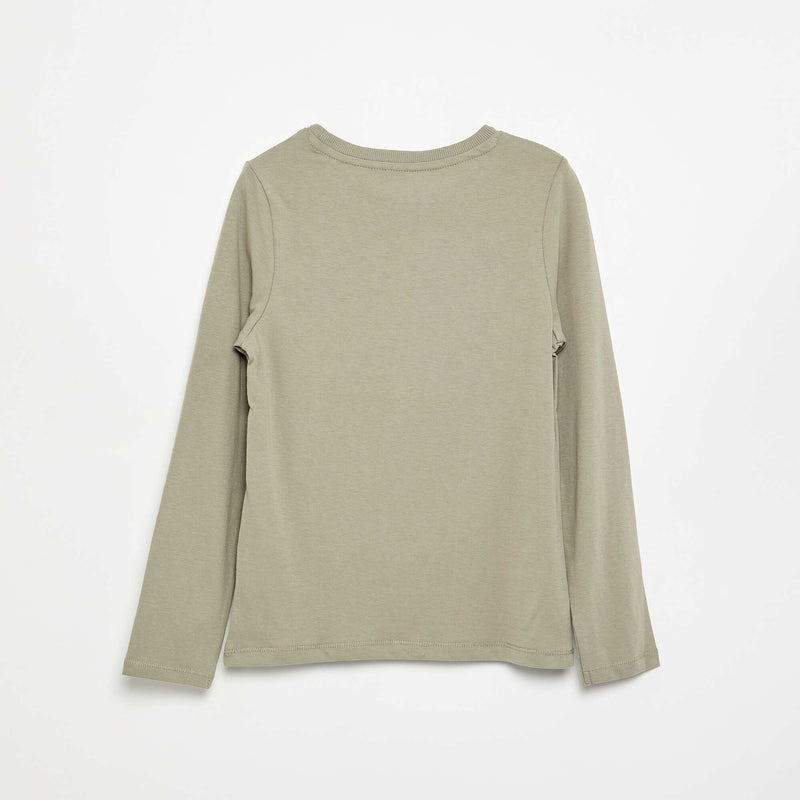 T-shirt basique à manches longues