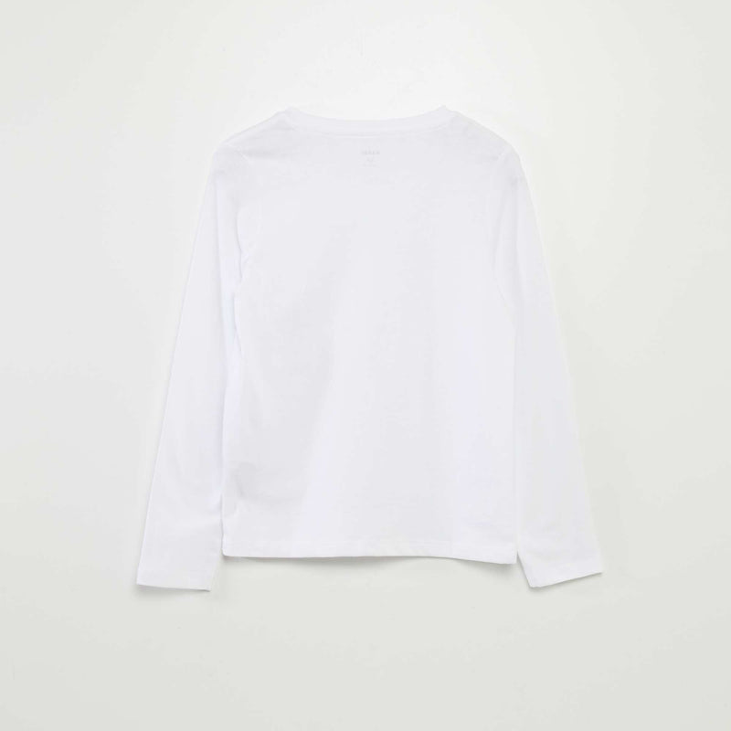 T-shirt basique à manches longues