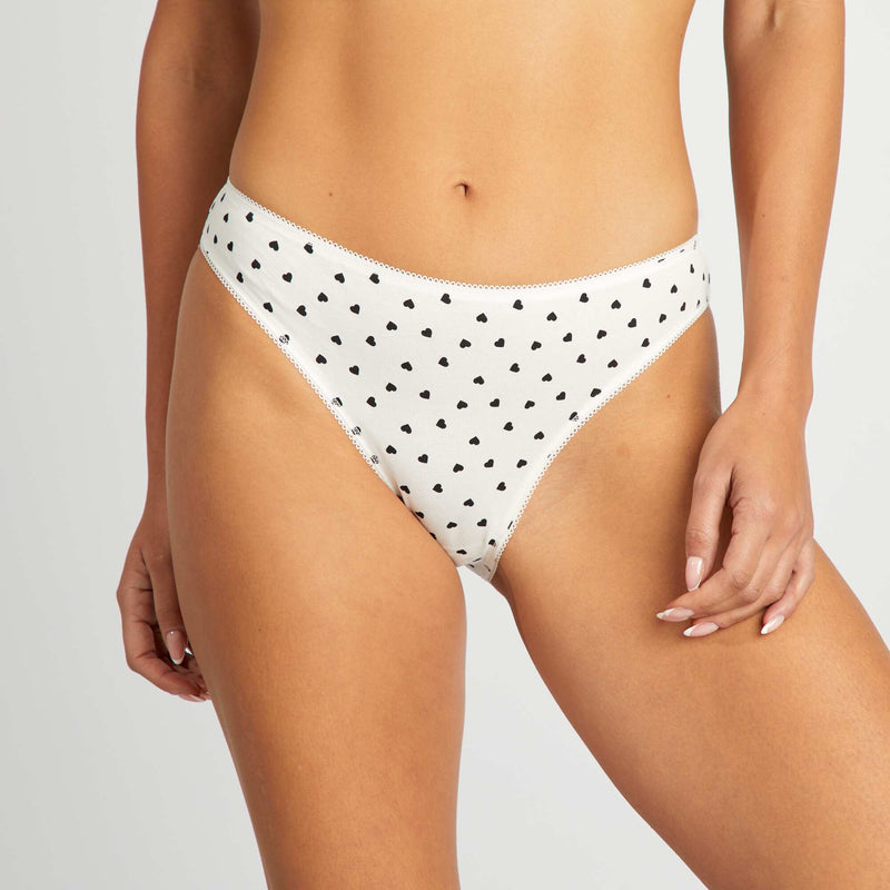 Lot de 3 culottes en coton